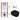 Toiletset Mat zwart met Spoelrand + Maxaro Flush inbouwreservoir TOI1512