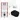 Toiletset Mat zwart met Spoelrand + Maxaro Flush inbouwreservoir TOI1513