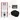 Toiletset Mat zwart met Spoelrand + Maxaro Flush inbouwreservoir TOI1677