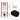 Toiletset Mat zwart met Spoelrand + Maxaro Flush inbouwreservoir TOI1711