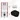 Toiletset Mat zwart met Spoelrand + Maxaro Flush inbouwreservoir TOI1743