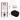 Toiletset Mat zwart met Spoelrand + Maxaro Flush inbouwreservoir TOI1744