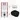 Toiletset Mat zwart met Spoelrand + Maxaro Flush inbouwreservoir TOI1578