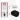 Toiletset Mat zwart met Spoelrand + Maxaro Flush inbouwreservoir TOI1579