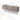 Bruine houten badkamermeubel Seto met dubbele witte wastafel, strak design en functionele opberglades.