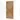 Bronze-coloured glass shower wall, corner installation with metal hinges, ideal for a modern bathroom.