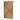 Shower wall in copper-coloured glass with black profile, industrial design, ideal for modern bathrooms.