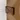 Modern bronze-coloured glass shower door knob, rectangular design, ideal for a stylish bathroom finish.