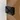 Mat black glass shower wall bracket, sleek and modern design, suitable for any stylish bathroom decor.