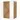 Brown glass shower wall with corner setup, modern design, ideal as a space-saving solution in the bathroom.