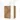 Brown shower panel with minimalist design, wooden finish and ceiling supports, ideal for a modern bathroom style.