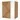 Brown shower wall panel in wood look, splash-proof design, perfect for a luxury bathroom decor.
