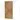 Brown glass shower wall with gold profiles, modern design, ideal for a stylish bathroom decor.