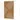 Mat bronze walk-in shower screen, rectangular design, frameless, ideal for a modern bathroom style.