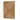 Shower wall in warm cognac colour, minimalist design, made of sturdy glass, ideal for a modern bathroom style.