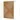 Brown glass shower wall in industrial design, ideal for modern bathrooms, with brass framing.
