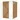 Brown wooden shower wall with hinges, ideal as a stylish and natural bathroom divider.