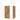 Brown wooden shower wall with gold accents, ideal for a stylish and natural bathroom decor.