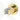 Gold-coloured wall holder made of metal, suitable for the shower head, elegant design ideal for a modern bathroom.