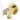 Messing gouden doucheslanghouder met ronde vorm, ideaal als stijlvolle badkameraccessoire.