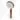Copper hand shower with white spray surface, round design and multiple spray settings, ideal for a modern bathroom.
