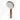 Copper hand shower with white spray surface, round design and multiple spray settings, ideal for a modern bathroom.