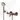 Bronze shower tap with round hand shower and modern design, perfect for a stylish bathroom.