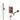Copper built-in shower set with wall mixer tap, modern finish and minimalist design, ideal for a stylish bathroom.