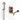 Copper built-in shower set with hand shower, wall outlet and thermostat tap, ideal for a luxury bathroom style.