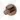 Round copper-coloured towel hook with a glossy finish, ideal as a stylish bathroom accessory.