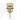Golden click waste made of brass, ideal as a stylish addition to a modern bathroom.