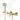 Gold shower tap with hand shower and wall mounting, modern design, ideal for a stylish bathroom.
