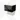 Modulo Bathroom furniture with sink | 60 cm High-gloss black Handle-less front Solid surface 1 drawer BMW11-05033
