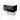 Modulo Badkamermeubel met wastafel | 80 cm Hoogglans zwart Greeploos front Solid surface 1 lade BMW11-05068