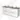 Wit hoogglans badkamermeubel met houtlook blad, dubbele witte waskommen en metalen handgrepen, modern design.