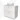 White Bathroom unit with basin, glossy finish and two handleless drawers, ideal for a modern bathroom.