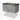 Grey bathroom cabinet with wood look, floating model, black stony basin, modern series for stylish bathrooms.