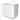 White bathroom unit with two sleekly designed drawers, matte finish, ideal for a modern bathroom style.