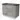 Grey bathroom furniture set with wood look, two drawers and dark natural stone sink, ideal for a modern bathroom style.