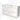 Wit badkamermeubel met dubbele wastafel, strak design, vier lades, glanzende afwerking, ideaal voor moderne badkamers.