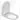 Folding white toilet seat made of sturdy plastic, ideal for space-saving bathroom solutions.