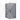 Corner shower cabin in frosted glass with black hinges, ideal for a modern bathroom style.