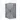 Corner shower cabin with anthracite glass panels, metal hinges and black metal handle, ideal for modern bathrooms.