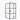 Diamond Shower enclosure | 110x100 cm Matte black Clear with 4 black stripes Pivot door Rectangle CDB224611318MB