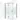 Glass shower enclosure with matte part, black frame, and pivot door; modern design, ideal for a stylish bathroom.