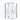 Diamond Shower enclosure | 120x110 cm Matte black Clear with matt strip Pivot door Rectangle CDB216611313MB