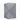 Grey corner shower cabin with double glass doors, modern design, ideal for a stylish bathroom.