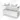 White bathroom unit with double countertop wash basins, modern design, glossy finish, ideal for a sleek bathroom style.