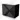 Black bathroom furniture set with two drawers, sleek design, white ceramic basin, modern design.