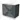 Grey Bathroom cabinet with two drawers and ceramic basin, sleek design for modern bathrooms.